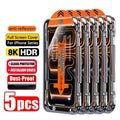 1-5PCS Easy Install HD Screen Protector For iPhone 17 16 13 Pro Max 11 15 14 16e 12 Mini XR X Xs 7 8 Plus Air Tempered Glass